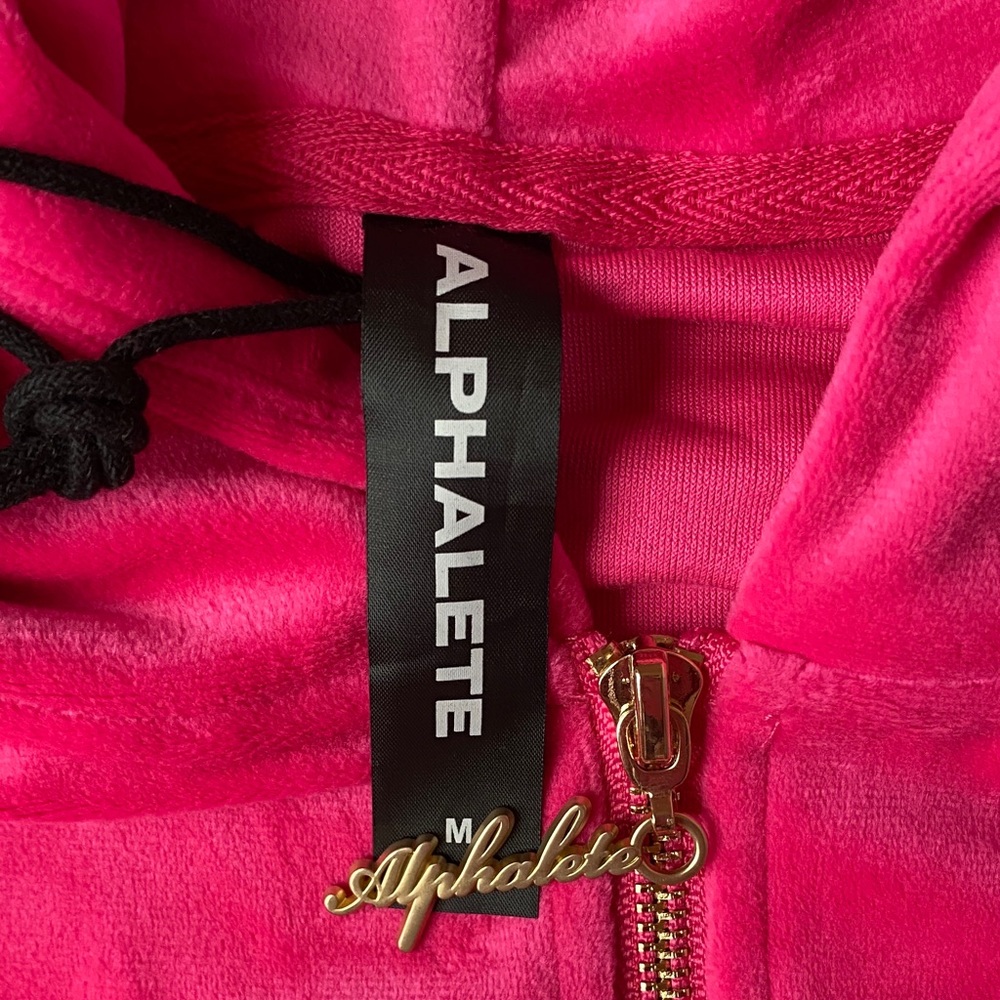 VELOUR ZIP HOODIE - Picture 8 of 13